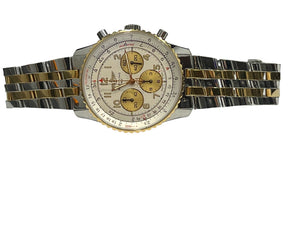 Mens Breitling Navitimer 18K Gold Chronograph Automatic Watch