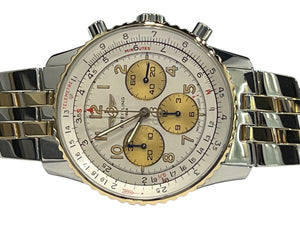 Mens Breitling Navitimer 18K Gold Chronograph Automatic Watch