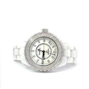 Womens Chanel J12 Automatic Diamond Watch