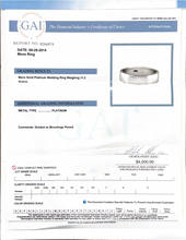 Platinum Ring Wedding Band