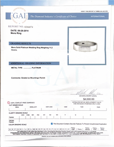 Platinum Ring Wedding Band