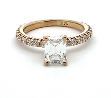 Gold Engagement Ring Diamonds 1.18 Center GIA VS1 G